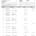 Indonesia BCA bank statement, Word and PDF template, 6 pages