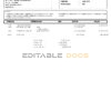 Indonesia BCA bank statement, Word and PDF template, 6 pages