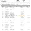 Indonesia BCA bank statement, Word and PDF template, 6 pages