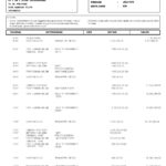 Indonesia BCA bank statement, Word and PDF template, 6 pages
