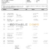Indonesia BCA bank statement, Word and PDF template, 6 pages