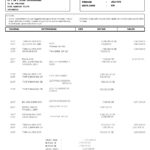 Indonesia BCA bank statement, Word and PDF template, 6 pages