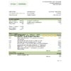 Italy Intesa Sanpaolo bank statement Excel and PDF template