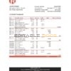 Kazakhstan Kaspi bank statement Excel and PDF template