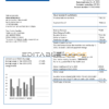 Kazakhstan Yokogawa Electric Kazakhstan utility bill template in Word and PDF format (.doc and .pdf)