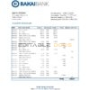 Kyrgyzstan OJSC Bakai Bank statement easy to fill template in Excel and PDF format