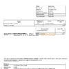 Latvia Baltcom telecommunications utility bill template in Word and PDF format (English version)