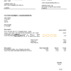 Latvia Renfe utility bill template, fully editable in PSD format
