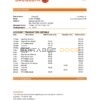 Latvia Swedbank bank statement easy to fill template in .xls and .pdf file format