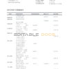 Luxembourg Advanzia bank proof of address statement template in Word and PDF format, .doc and .pdf format