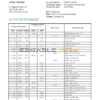 Luxembourg Sogexia Bank statement template in Excel and PDF format