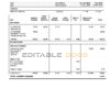 Malaysia Maxis bank statement, Word and PDF template, 5 pages