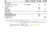 Malaysia Maxis bank statement, Word and PDF template, 5 pages
