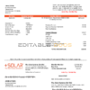 Malaysia Plus Solar Systems Sdn Bhd utility bill template in Word and PDF format
