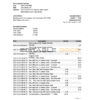 Mexico Banorte bank statement Excel and PDF template