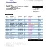 Mexico Deutsche bank statement template in Word and PDF format, good for address prove