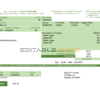 USA Michigan water utility bill template in Word and PDF (.doc and .pdf) format