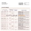 Morocco Attijariwafa bank statement template in Word and PDF format, good for address prove