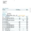 New Zealand ANZ bank account statement, Word and PDF template, 2 pages