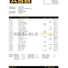 New Zealand ASB Bank statement easy to fill template in Excel and PDF format