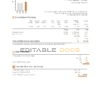 New Zealand Genesis Gas utility bill template in Word and PDF format, 3 pages