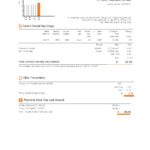 New Zealand Genesis Gas utility bill template in Word and PDF format, 3 pages