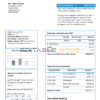 New Zealand Trustpower utility bill template in Word and PDF format