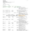 Nigeria GTBank bank statement template in .xls and .pdf file format