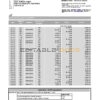 Philippines UCPB bank statement of account template in Excel and PDF format