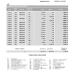 Philippines UCPB bank statement of account template in Excel and PDF format