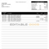Philippines Unionbank bank statement template in Excel and PDF format