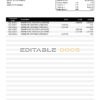 Philippines Unionbank bank statement template in Word and PDF format