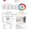 Portugal EDP utility bill template in Word and PDF format, good for address prove