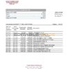 Russia Credit Bank of Moscow bank statement, Excel and PDF template
