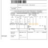 Russia Izveshenie utility bill template in Word and PDF format, fully editable
