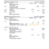 Singapore DBS bank proof of address statement template in Excel and PDF format, 4 pages