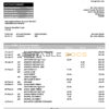 Singapore HSBC bank statement template in Word and PDF format