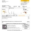 Singapore Pacific Light electricity utility bill template in Word and PDF format
