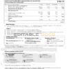 Singapore SP Group utility bill template in Word and PDF format (2 pages)