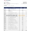 Singapore UOB bank statement, Excel and PDF template
