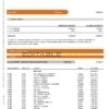 Spain ING Direct bank statement template in Word and PDF format, 3 pages