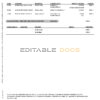 Spain ING Direct bank statement template in Word and PDF format, 3 pages