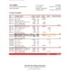 Spain Santander bank statement, Excel and PDF template