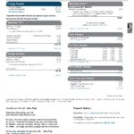USA Spectrum utility bill template in Word and PDF format (4 pages)