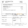 Sweden NVSH Energi utility bill template in Word and PDF format