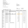 Switzerland Credit Suisse bank proof of address statement template in Word and PDF format (.doc and .pdf)