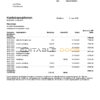 Switzerland UBS bank statement, Word and PDF template