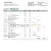 Taiwan Land Bank of Taiwan bank statement template in Word and PDF format, good for address prove