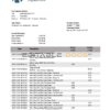 Tajikistan ITB bank statement template in Word and PDF format