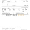 Thailand Bangkok bank account statement template in Word and PDF format